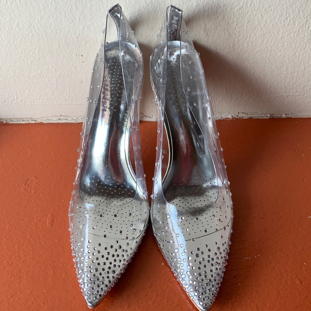 NEW Women’s Sliver Stiletto Pumps Size 10